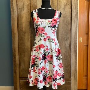 FENSACE Sundress Sleeveless Scoop Neck Summer Midi Party Dress